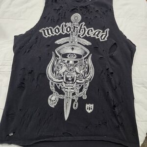 Motörhead Distressed Black Tank Top